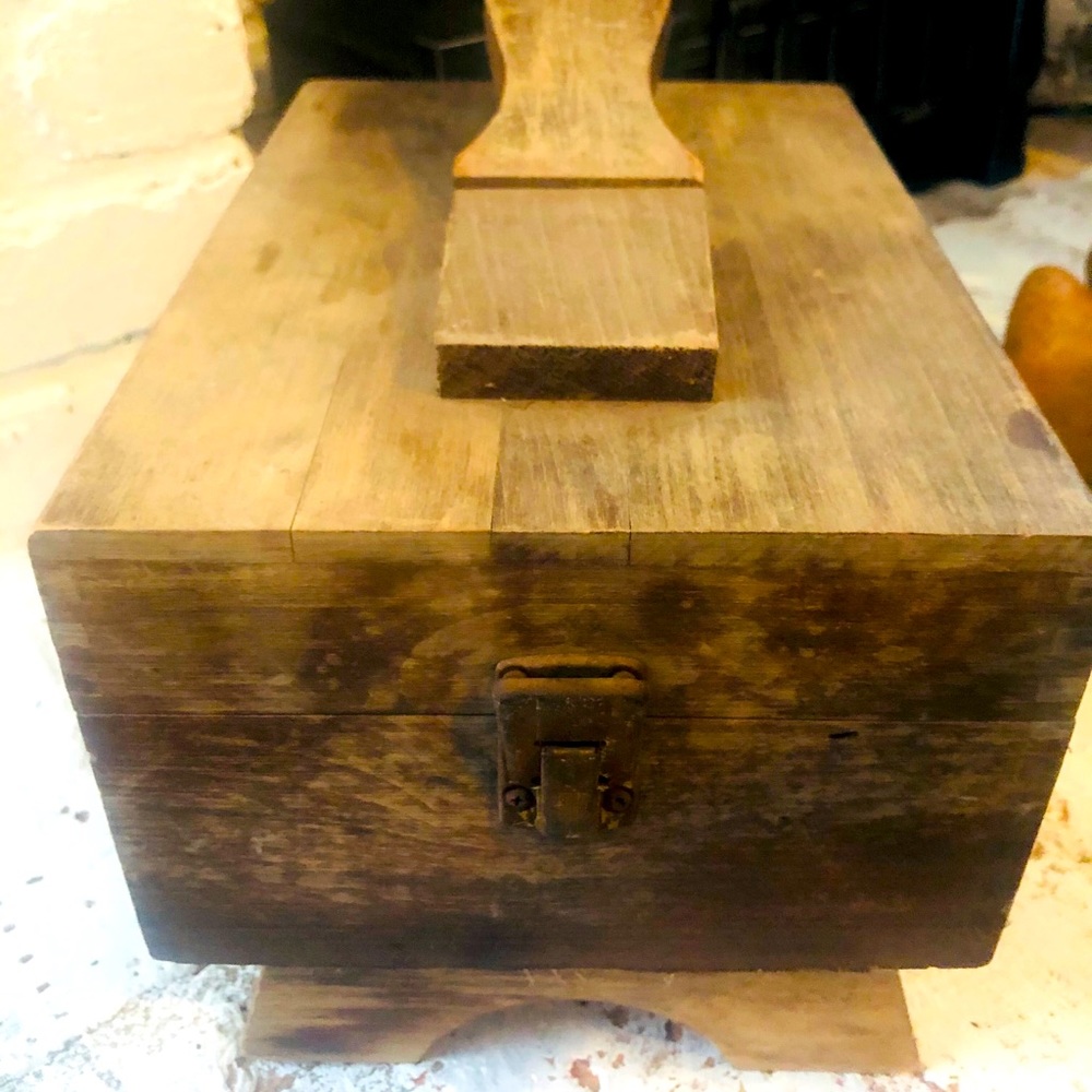 Primitive Shoe Shine Box